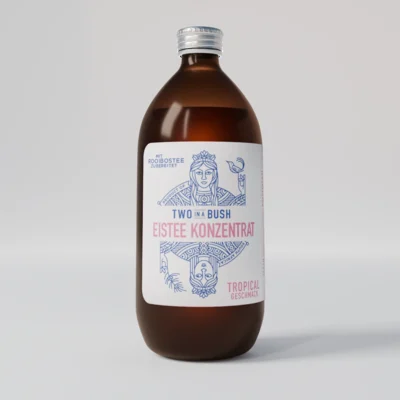 Eistee Konzentrat Tropical – ohne Zuckerzusatz & koffeinfrei (500ml)