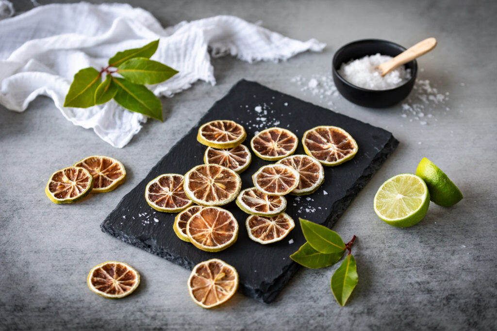 Getrocknete Limettenscheiben – 100 g Limetten